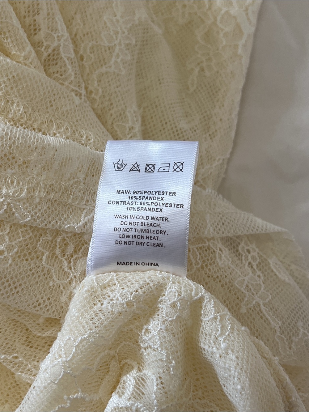 Peppermayo Twilight Dreams Maxi Dress 12 Ivory Green Lace Mesh Sheer - Picture 7 of 11